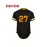 Men'S Baseball Shirt # 27 Black Sports Shirt Suitable For Street Sports Competition S-3XL