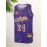 Men'S Basketball Jersey #24 - Purple & Yellow Floral Print, Sleeveless Athletic Tank Top For Parties, Performances, And Sports Events, Casual Wear Jersey.