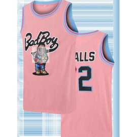 Men'S Basketball Vest, Retro 90s Basketball Top, Suitable For Casual Sports And Fashionable Parties, Daily Wear