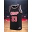Chicago Basketball Jersey - Black Sleeveless Moisture-Wicking Lightweight Breathable Mesh, Loose Fit with Chicago 23 Design, Asymmetrical Hem for Men & Teens, All-Season Casual & Sports Wear, Streetwear Fashion, Durable Embroidery