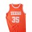 Men'S Basketball Shirt # 35 Orange Round Neck Basketball Sweatshirt