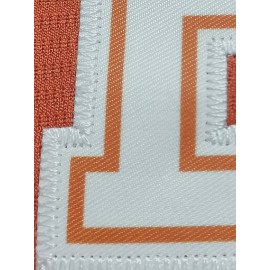 Men'S Basketball Shirt # 35 Orange Round Neck Basketball Sweatshirt