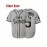 Men's Baseball Jersey #5 Gray - Breathable V-Neck Loose Fit Letter & Number Design for Team Sports, Outdoor Activities, Casual Wear & Parties - Machine Washable, Sports Team Apparel | Detailing