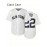 Men'S # 22 White Striped Baseball Sweatshirt S-XXXL