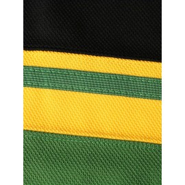 Men'S Ice Hockey Shirt # 3 Embroidered Details - Perfect For Sports And Casual Wear, Black Size S-3XL