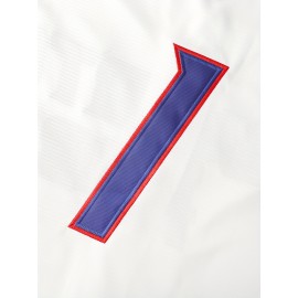 Men's Puerto Rico #1 Baseball Jersey - V-Neck, Button-Up, Short Sleeve, 