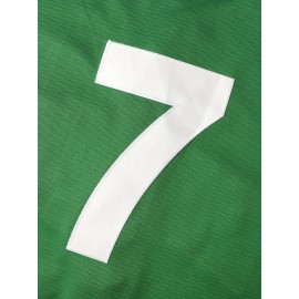Men's Vintage Mexico Baseball Jersey - Green & White Retro Design, Moisture-Wicking Polyester, V-Neck, Short Sleeve, Button-Up Front for Sports, Parties & Casual Wear