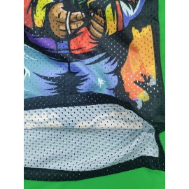 Men's Bad Boy Basketball Jersey 90s Hip-Hop Style - SMALLS 72 Graphic, Breathable Polyester Mesh, Loose Fit Sleeveless Tank Top for All-Season Casual & Sports Wear, Vibrant Design | Moisturewicking Fabric