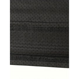 Men's Breathable Black Basketball Suit #23, Round Neck, Embroidered Polyester Knit, Sizes S-3XL