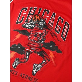 Men'S # 23 Red Basketball Shirt Breathable Polyester Fiber Sports Shirt Detail Design Loose Fit Suitable For Spring, Summer, And Autumn Sizes S-3XL