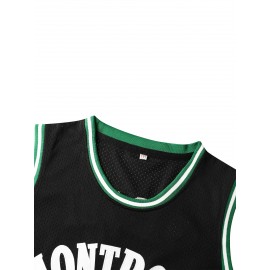 Men'S #3 Vintage Basketball Jersey Throwback Jersey GREEN/BLACK