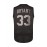 Men's #33 Black Vintage Basketball Jersey - Breathable Mesh Sleeveless Throwback with Details for Sports, Parties & Casual Wear, Streetwear Jersey | Retro Sportswear | Moisturewicking Jersey