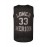 Men's #33 Black Vintage Basketball Jersey - Breathable Mesh Sleeveless Throwback with Details for Sports, Parties & Casual Wear, Streetwear Jersey | Retro Sportswear | Moisturewicking Jersey