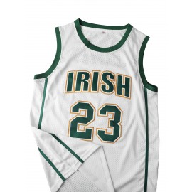 Men'S #23 Irish Basketball Jersey Stitched S-3XL