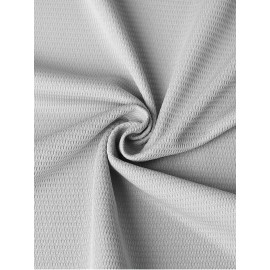 Men'S Baseball Shirt # 42 Grey Embroidered Polyester Baseball Shirt Loose Knitted Fabric Suitable For Spring, Summer, And Autumn Wearing S-3XL
