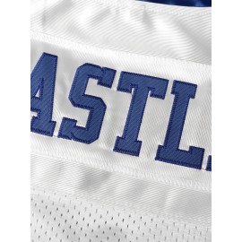 Men'S American Football Top # 54 White Sports Shirt Suitable For Street Training, Competitions, Spring/Summer/Autumn Wear S-XXXL