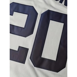 Men's Josh Gibson #20 Homestead Grays Jersey - Authentic Negro National League Baseball Shirt, Breathable & Moisture-Wicking Polyester, V-Neck, Short Sleeve, Details, Button Closure, Casual Sportswear, Sizes S-3XL