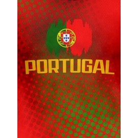Professional Sports Fabric Women's Creative Pattern Print Country Home Soccer Jersey T-shirt, As Gifts For Sports Fans