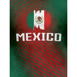 Professional Sports Fabric Women's Creative Pattern Print North America Home Soccer Jersey T-shirt, As Gifts For Sports Fans