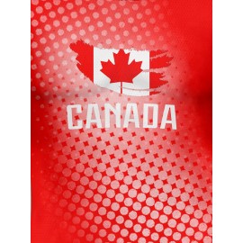 Professional Sports Fabric Women's Creative Pattern Print North America Home Soccer Jersey T-shirt, As Gifts For Sports Fans