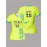 [Everyday Comfort] Customizable Women's V-Neck Football Jersey - Personalized Name & Number, Breathable, Quick-Drying Polyester Sports Top for Team Training, Fitness & Casual Wear, Sports Training Top|Vibrant Teamwear|Quickdrying Material